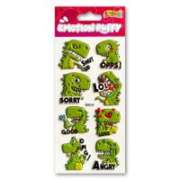 Opakowanie Naklejki puffy Emotion Dino