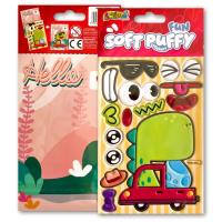 Opakowanie Naklejki puffy Fun with Dino