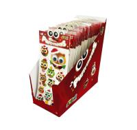 Opakowanie Naklejki puffy google eyes christmas (50szt)