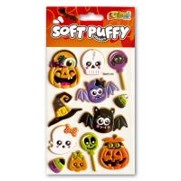 Opakowanie Naklejki puffy Halloween Heads