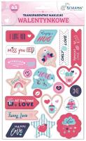 Opakowanie Naklejki samoprzylepne Walentynki