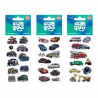 Naklejki Sticker BOO Auta mix. Wydawca: Sticker Boo. SmakLiter.pl Opakowanie Naklejki Sticker BOO Auta mix