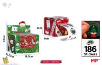 Opakowanie Naklejki świąteczne Boże Narodzenie w rolce