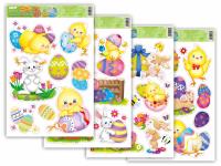 Opakowanie Naklejki Wielkanocne VE001 20x30cm 1szt.mix