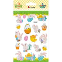 Opakowanie Naklejki wypukłe mix 19szt