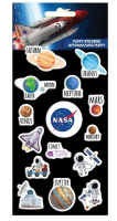 Naklejki wypukłe Nasa. Wydawca: Diakakis. SmakLiter.pl Opakowanie Naklejki wypukłe Nasa