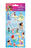 Naklejki wypukłe Princess. Wydawca: Diakakis. SmakLiter.pl Opakowanie Naklejki wypukłe Princess