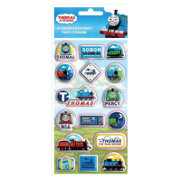 Naklejki wypukłe Tomek i przyjaciele. Wydawca: Diakakis. SmakLiter.pl Opakowanie Naklejki wypukłe Tomek i przyjaciele