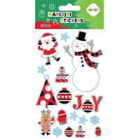 Naklejki Xmas joy 10x20cm HAPPY COLOR. Wydawca: GDD. SmakLiter.pl Opakowanie Naklejki Xmas joy 10x20cm HAPPY COLOR