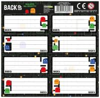 Nalepki na zeszyt BackUp 7 A102 (25szt) DERFORM. Wydawca: Derform. SmakLiter.pl Opakowanie Nalepki na zeszyt BackUp 7 A102 (25szt) DERFORM