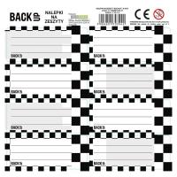 Opakowanie Nalepki na zeszyty BackUp 7 A94 (25szt) DERFORM