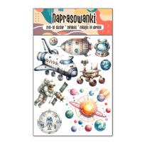 Opakowanie Naprasowanki Termo Naklejki na Ubrania Kosmos