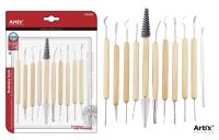 Narzędzia do rzeźbienia 11szt metalowe. Wydawca: Artix. SmakLiter.pl Opakowanie Narzędzia do rzeźbienia 11szt metalowe