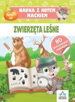 Nauka z kotem Maćkiem. Zwierzęta leśne. Autor: Hristo Dimitrov. SmakLiter.pl Okładka książki Nauka z kotem Maćkiem. Zwierzęta leśne