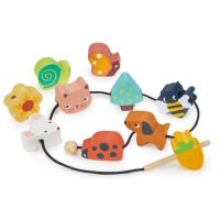 Nawlekanka drewniana. Wydawca: Mentari. SmakLiter.pl Opakowanie Nawlekanka drewniana