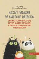 Okładka książki Nazwy własne w świecie dziecka