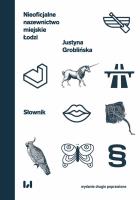 Okładka książki Nieoficjalne nazewnictwo miejskie Łodzi