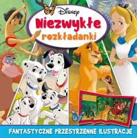 Niezwykłe rozkładanki. Disney. Autor: Opracowanie zbiorowe. SmakLiter.pl Okładka książki Niezwykłe rozkładanki. Disney