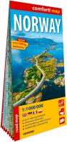 Opakowanie Norwegia laminowana mapa samochodowo-turystyczna 1:1 000 000