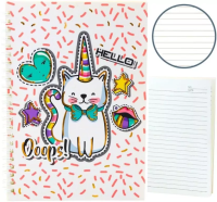 Opakowanie Notatnik A5/60K linia Kot Jednorożec