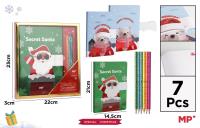 Opakowanie Notatnik A5/80K zapięcie magnes świąteczny MIX