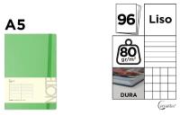 Opakowanie Notatnik A5/96K jasny zielony MIX