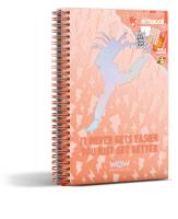 Opakowanie Notatnik A5 Tancerka Balerina zapachowy z naklejkami WOW00145