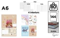 Notatnik A6/144K magnes MIX. Wydawca: Cervantes. SmakLiter.pl Opakowanie Notatnik A6/144K magnes MIX