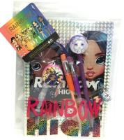 Notatnik duży Rainbow high. Wydawca: BRANDED.ŚLIWIŃSKI. SmakLiter.pl Opakowanie Notatnik duży Rainbow high