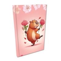 Notes A5 kratka Soft Touch Dancing Queen. Wydawca: EV-Corp. SmakLiter.pl Opakowanie Notes A5 kratka Soft Touch Dancing Queen