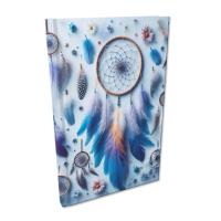 Notes A5 kratka Soft Touch Łapacze Blue. Wydawca: EV-Corp. SmakLiter.pl Opakowanie Notes A5 kratka Soft Touch Łapacze Blue