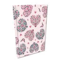 Notes A5 kratka Soft Touch Serca. Wydawca: EV-Corp. SmakLiter.pl Opakowanie Notes A5 kratka Soft Touch Serca