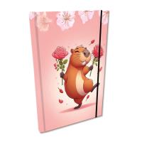 Notes A5 kratka z gumką Soft Touch Dancing Queen. Wydawca: EV-Corp. SmakLiter.pl Opakowanie Notes A5 kratka z gumką Soft Touch Dancing Queen