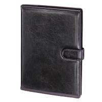 Opakowanie Notes A5 Premium kratka Genua czarny wymienny wkład NP-25GNZ/CZA/180K/Z