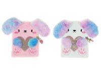 Opakowanie Notes A5 w okładce pluszowej Piesek MIX