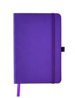 Opakowanie Notes A5 z gumką fioletowy V-2