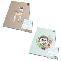 Notes A6/50K kratka poddruk Jeleń Jeż (10szt). Wydawca: Bee-bee. SmakLiter.pl Opakowanie Notes A6/50K kratka poddruk Jeleń Jeż (10szt)