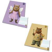 Opakowanie Notes A6/50K kratka poddruk Kapibara (10szt)