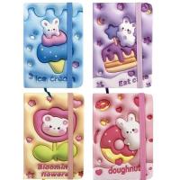 Notes A7/80K linia PU Królik 81142 mix. Wydawca: Centrum. SmakLiter.pl Opakowanie Notes A7/80K linia PU Królik 81142 mix