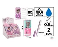 Opakowanie Notes BDGirls z długopisem MIX