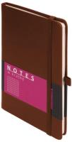 Opakowanie Notes memofix A5 kratka brązowy