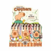 Opakowanie Notes mini 2w1 Kapibara 1szt.mix