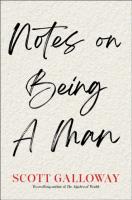 Okładka książki Notes on Being A Man