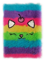 Opakowanie Notes pluszowy A5/80K Tęcza EASY