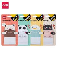 Notes samoprzylepny 76x101mm 15K mix DELI. Wydawca: DELI. SmakLiter.pl Opakowanie Notes samoprzylepny 76x101mm 15K mix DELI