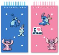 Notes z silikonową okładką oraz przypinkami Stitch 15x 8,5cm 1szt.mix. Wydawca: Beniamin. SmakLiter.pl Opakowanie Notes z silikonową okładką oraz przypinkami Stitch 15x 8,5cm 1szt.mix