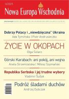 Okładka książki Nowa Europa Wschodnia 3/2025