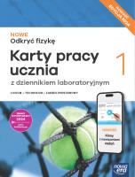 Nowa Fizyka Odkryć fizykę karty pracy 1 liceum i technikum zakres podstawowy EDYCJA 2025. Autor: Braun Marcin, Śliwa Weronika, Bartłomiej Piotrowski. SmakLiter.pl Okładka książki Nowa Fizyka Odkryć fizykę karty pracy 1 liceum i technikum zakres podstawowy EDYCJA 2025