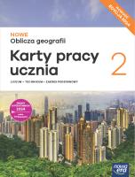 Okładka książki Nowa Geografia Oblicza geografii karty pracy 2 liceum i technikum zakres podstawowy EDYCJA 2025