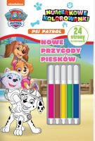 Nowe przygody piesków. Psi Patrol. Numerkowe kolorowanki. Autor: Opracowanie zbiorowe. SmakLiter.pl Okładka książki Nowe przygody piesków. Psi Patrol. Numerkowe kolorowanki